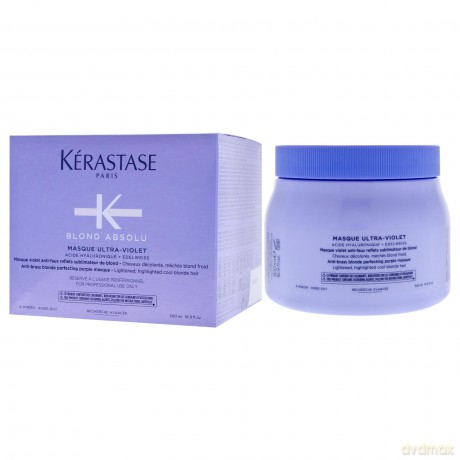 Care mask for cool shades of blond hair Blond Absolu Ultra Violet Mask - Volume: 500 ml