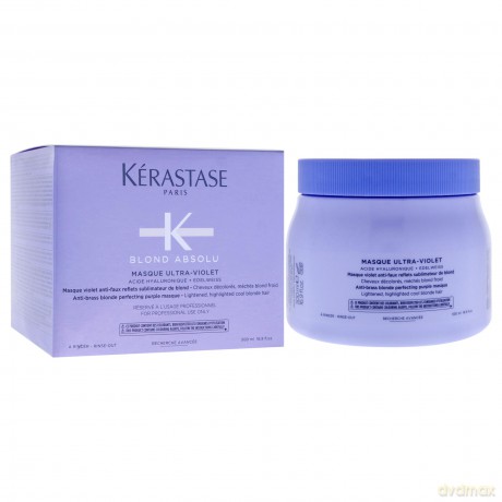 Care mask for cool shades of blond hair Blond Absolu Ultra Violet Mask - Volume: 500 ml