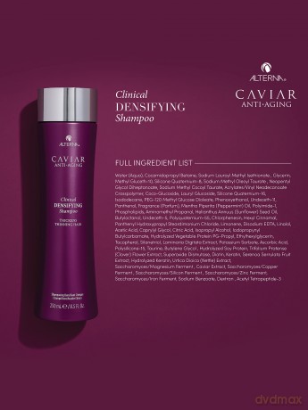 Caviar Clinical Densifying Shampoo for Thin and Weakened Hair Thickens Thinning Hair Shampoo - Volume: 40 ml