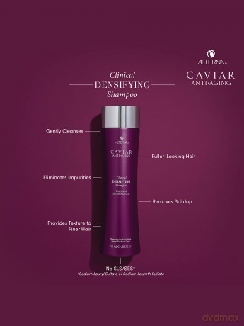 Caviar Clinical Densifying Shampoo for Thin and Weakened Hair Thickens Thinning Hair Shampoo - Volume: 40 ml