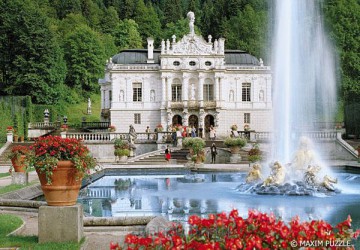 Puzzle 600 - Linderhof Niemcy MAXIM [PUZZLE]