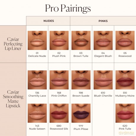 Caviar Smoothing Matte Lipstick 3.8 g - Shade: 777 Plum Plisse