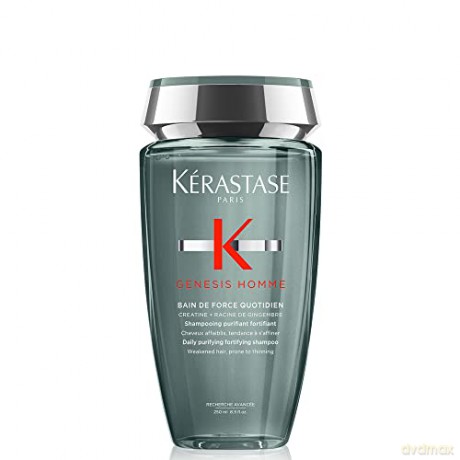 Cleansing and nourishing shampoo for weak hair with a tendency to fall out Genesis Homme Bain de Force Quotidien Shampoo - Volume: 250 ml