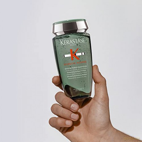 Cleansing and nourishing shampoo for weak hair with a tendency to fall out Genesis Homme Bain de Force Quotidien Shampoo - Volume: 250 ml