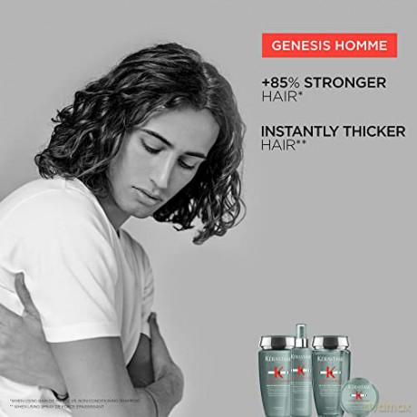 Cleansing and nourishing shampoo for weak hair with a tendency to fall out Genesis Homme Bain de Force Quotidien Shampoo - Volume: 250 ml