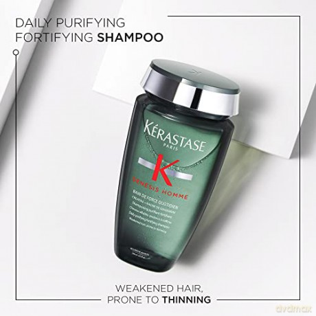 Cleansing and nourishing shampoo for weak hair with a tendency to fall out Genesis Homme Bain de Force Quotidien Shampoo - Volume: 250 ml