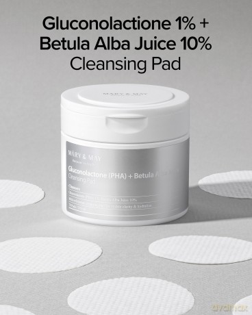 Cleansing facial pads Gluconolactone PHA + Betula Alba Juice Cleansing Pad 70 pcs