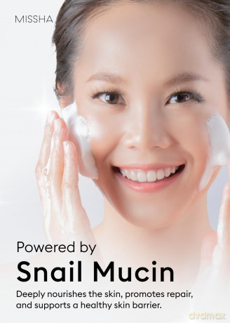 Cleansing foam with snail extract Super Aqua Cell Renew Snail Cleansing Foam 100 ml