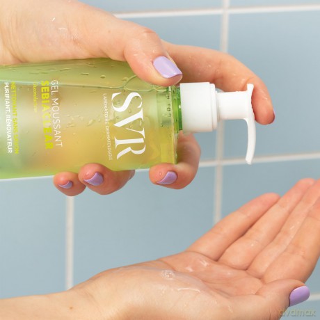 Cleansing gel for oily and acne-prone skin Sebiaclear Anti-Blemishes Cleanser - Volume: 400 ml