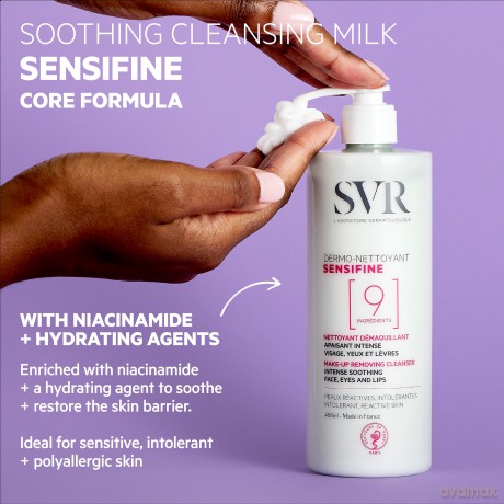 Cleansing lotion Sensifine Dermo-Nettoyant 400 ml