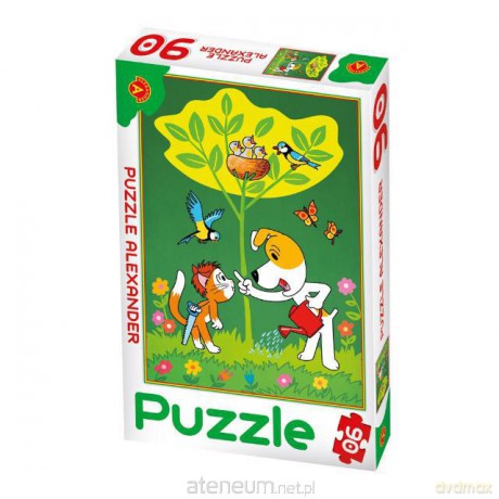 Puzzle 90 - Reksio ogrodnik ALEX [PUZZLE]