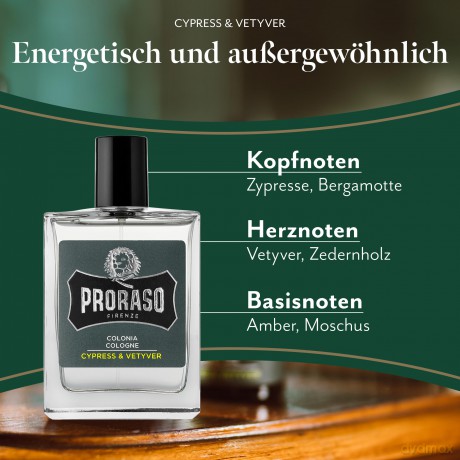 Cologne with cypress and vetiver 100 ml