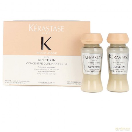 Concentrate for wavy and curly hair Glycerin Fusio Dose Curl Manifesto Concentr - Volume: 10 x 12 ml
