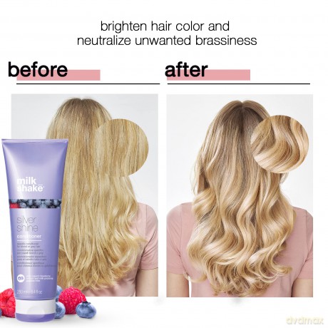 Conditioner for blonde and gray hair Silver Shine Conditioner - Volume: 250 ml