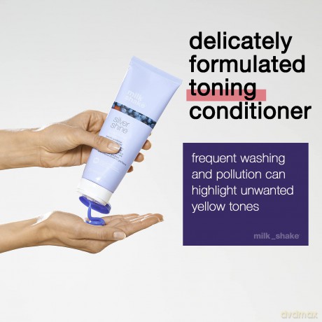 Conditioner for blonde and gray hair Silver Shine Conditioner - Volume: 250 ml