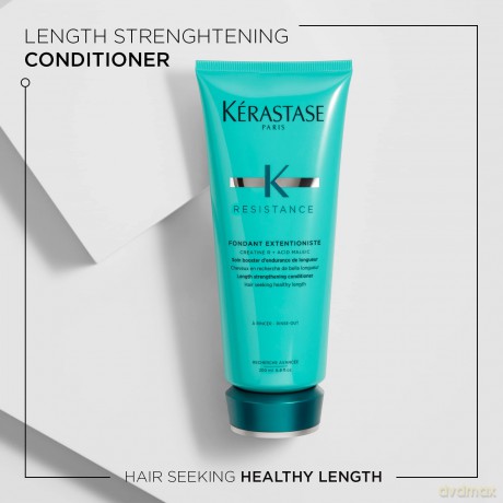 Conditioner for Hair Growth and Strengthening from Roots Resist ance Fondant Extensioniste Length Strength ening Conditioner 200 ml