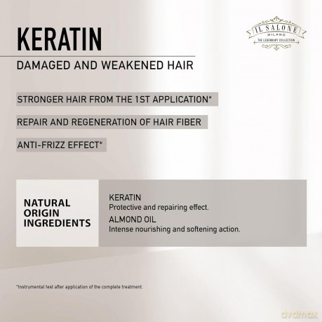 Conditioner with keratin for weak and damaged hair Keratin Conditioner - Volume: 500 ml