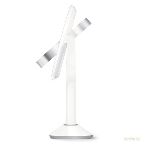Cosmetic mirror with touch control of lighting intensity Sensor Trio White stainless steel