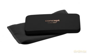 Cosmetic pocket mirror with LED lighting black KZ2020
