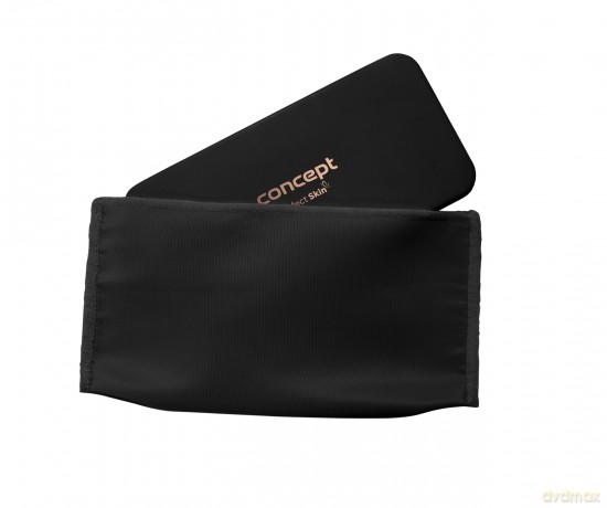 Cosmetic pocket mirror with LED lighting black KZ2020