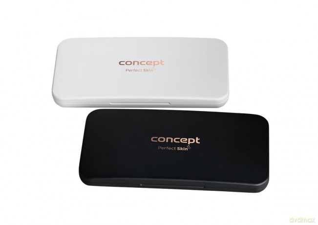 Cosmetic pocket mirror with LED lighting black KZ2020