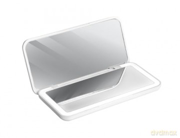 Cosmetic pocket mirror with LED lighting white KZ2010