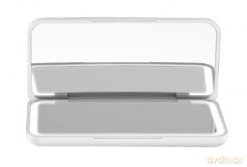 Cosmetic pocket mirror with LED lighting white KZ2010