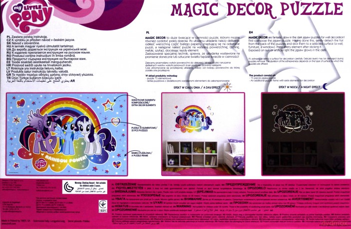 TREFL 15 el. Magic Decor Kucyki Pony [ZABAWKA]