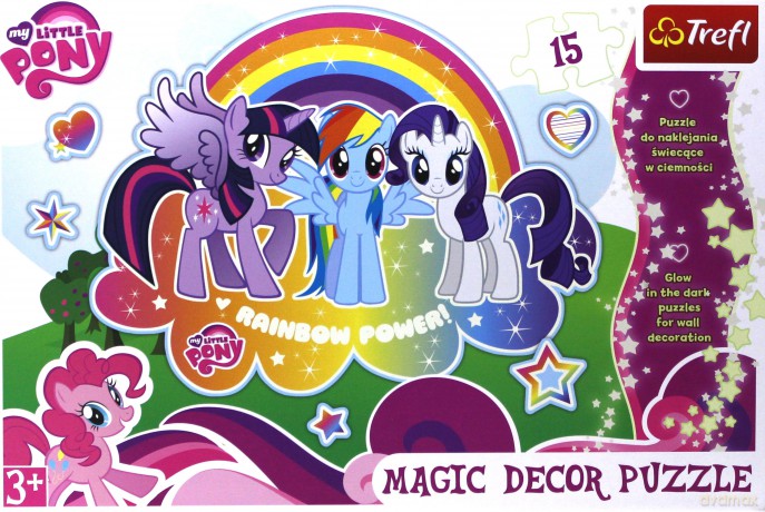 TREFL 15 el. Magic Decor Kucyki Pony [ZABAWKA]
