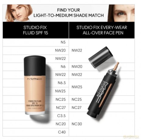 Cream concealer and makeup in one Studio Fix Every-Wear All-Over Face Pen 12 ml - Shade: NW25