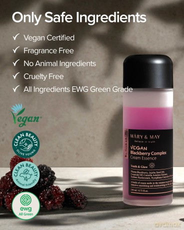 Cream skin essence Vegan Blackberry Complex Cream Essence 140 ml