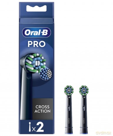 Cross Action Black EB50 replacement brush heads 4 pcs.
