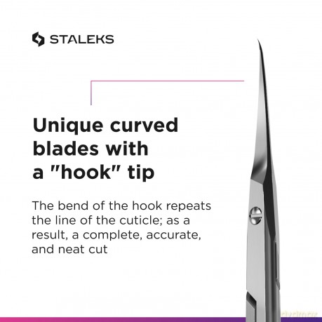 Cuticle scissors with a curved tip Smart 41 Type 3 Professional Cuticle Scissors with Hook