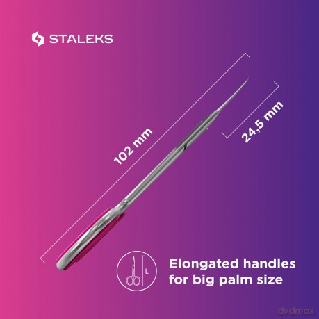 Cuticle scissors with a curved tip Smart 41 Type 3 Professional Cuticle Scissors with Hook