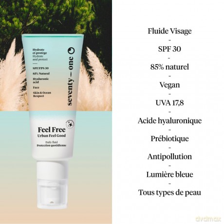 Daily skin fluid SPF 30 Feel Free Urban Feel Good Daily Fluid 40 ml