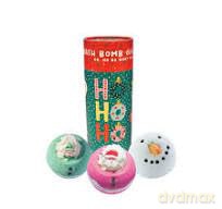Darkova sada v tub Ho Ho Ho Bath Bomb