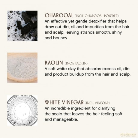 Detox hair mask Hair Mask - Volume: 177 ml
