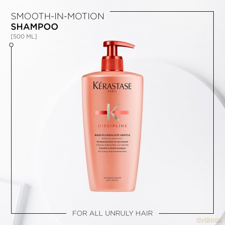 Discipline Bain Fluidealiste Smooth-In-Motion Shampoo - Volume: 500 ml