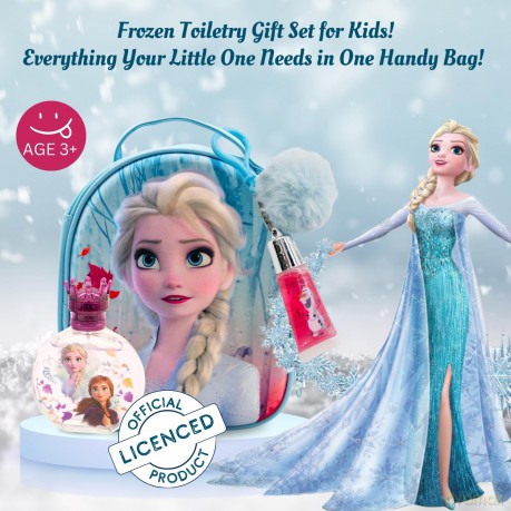 Disney Frozen - woda toaletowa 100 ml + lesk na rty + batoh