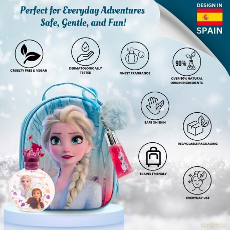 Disney Frozen - woda toaletowa 100 ml + lesk na rty + batoh