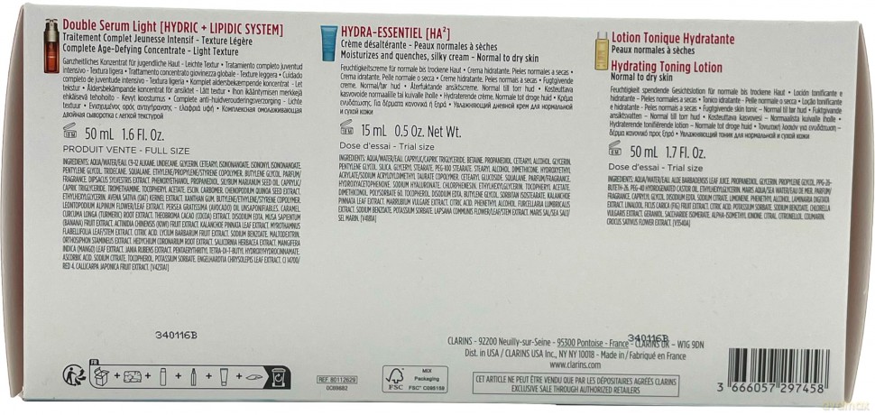 Double Serum Light Collection skin care gift set