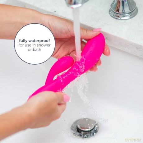 Dual vibrating stimulator pink