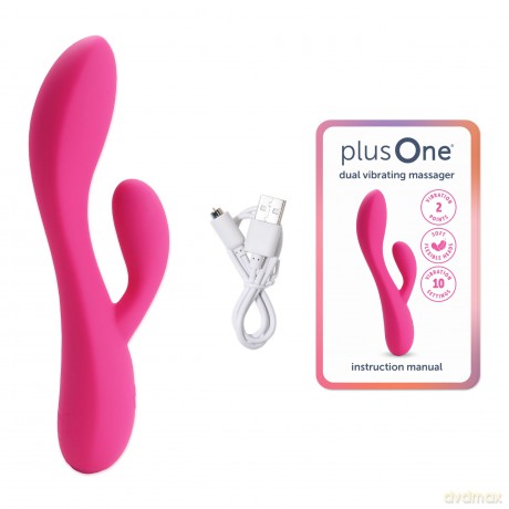 Dual vibrating stimulator pink
