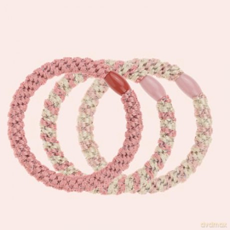 Elastic band Twistar Blush Braids 3 pcs