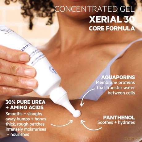 Exfoliating and moisturizing gel cream Xrial 30 Exfoliating 48H Moisturiser 75 ml