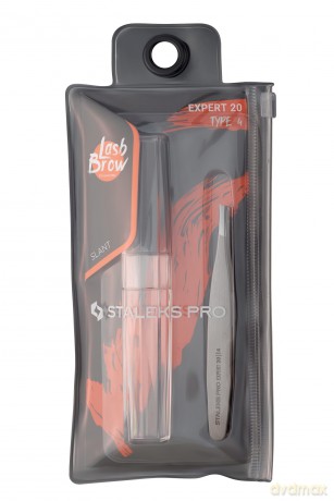 Expert 20 Type 4 Narrow Beveled Tip Eyebrow Tweezers Eyebrow Tweezers