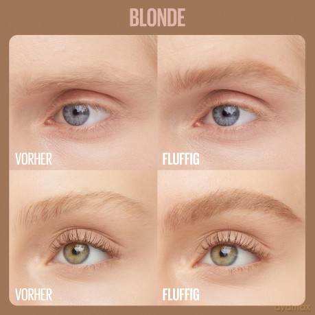 Eyebrow gel for a full and fluffy look Superfluff Brow Mousse 5 ml - Shade: 250 Blonde