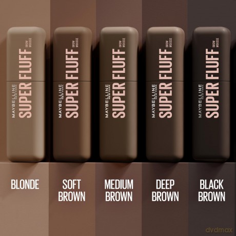 Eyebrow gel for a full and fluffy look Superfluff Brow Mousse 5 ml - Shade: 255 Soft Brown