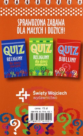 Quiz postacie biblijne [KSIĄŻKA]