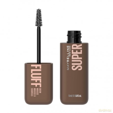 Eyebrow gel for a full and fluffy look Superfluff Brow Mousse 5 ml - Shade: 257 Medium Brown